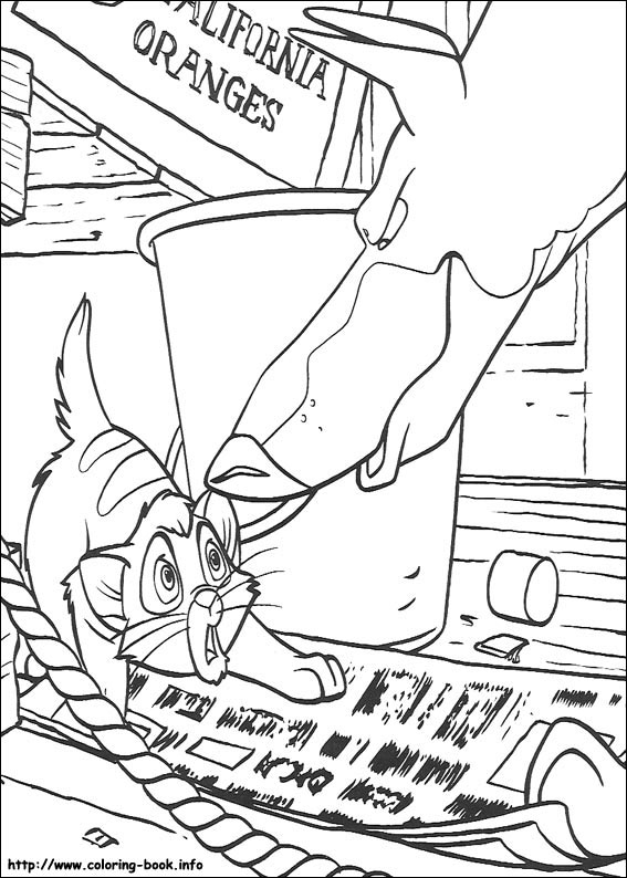 Oliver and Company coloring picture